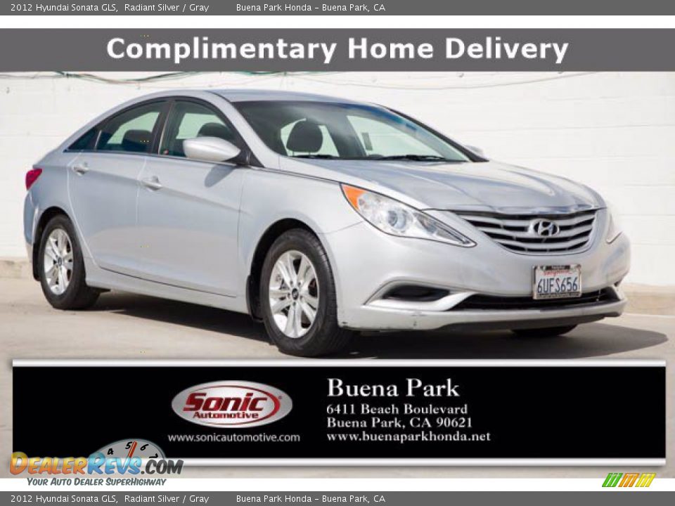 2012 Hyundai Sonata GLS Radiant Silver / Gray Photo #1