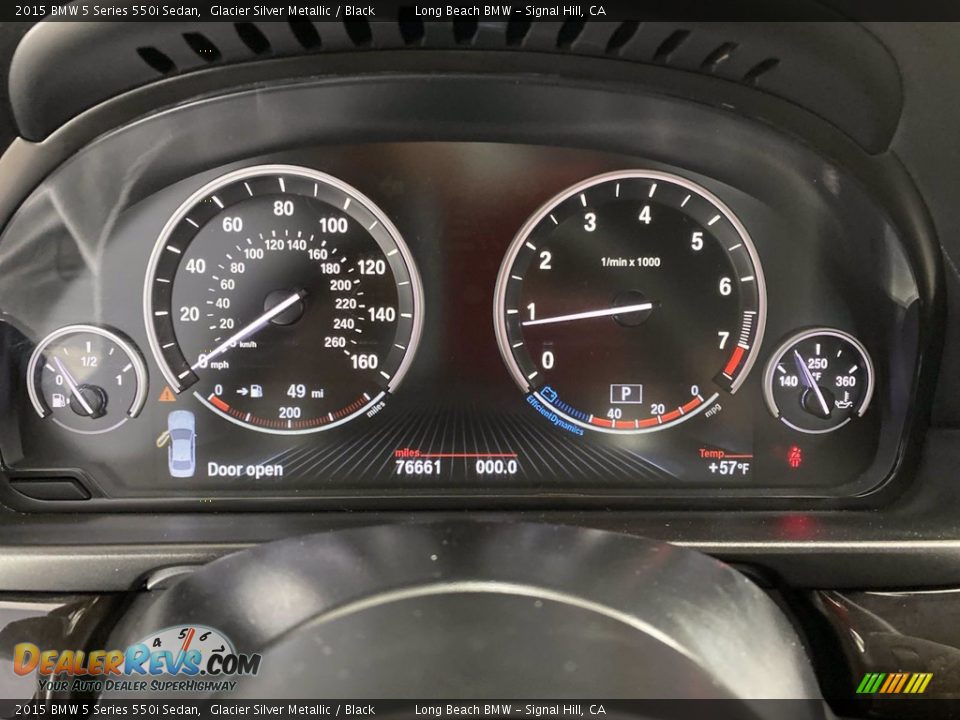 2015 BMW 5 Series 550i Sedan Gauges Photo #21