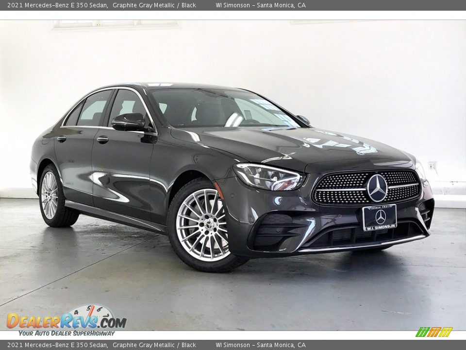 2021 Mercedes-Benz E 350 Sedan Graphite Gray Metallic / Black Photo #12