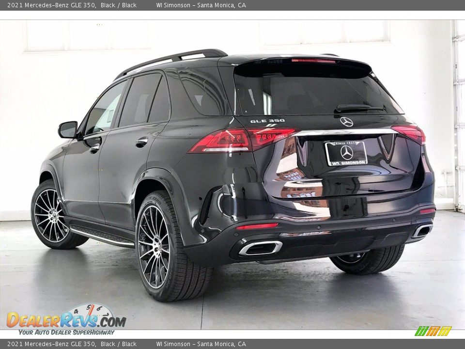 2021 Mercedes-Benz GLE 350 Black / Black Photo #2