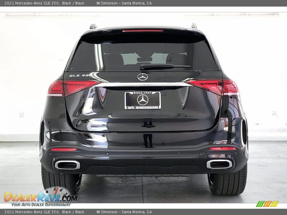 2021 Mercedes-Benz GLE 350 Black / Black Photo #3