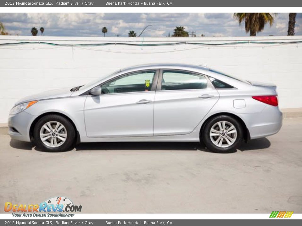 2012 Hyundai Sonata GLS Radiant Silver / Gray Photo #10