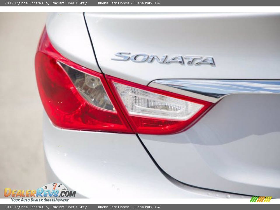 2012 Hyundai Sonata GLS Radiant Silver / Gray Photo #12