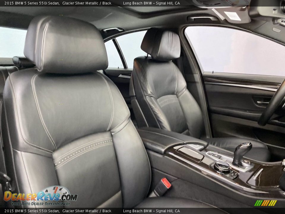 Front Seat of 2015 BMW 5 Series 550i Sedan Photo #34