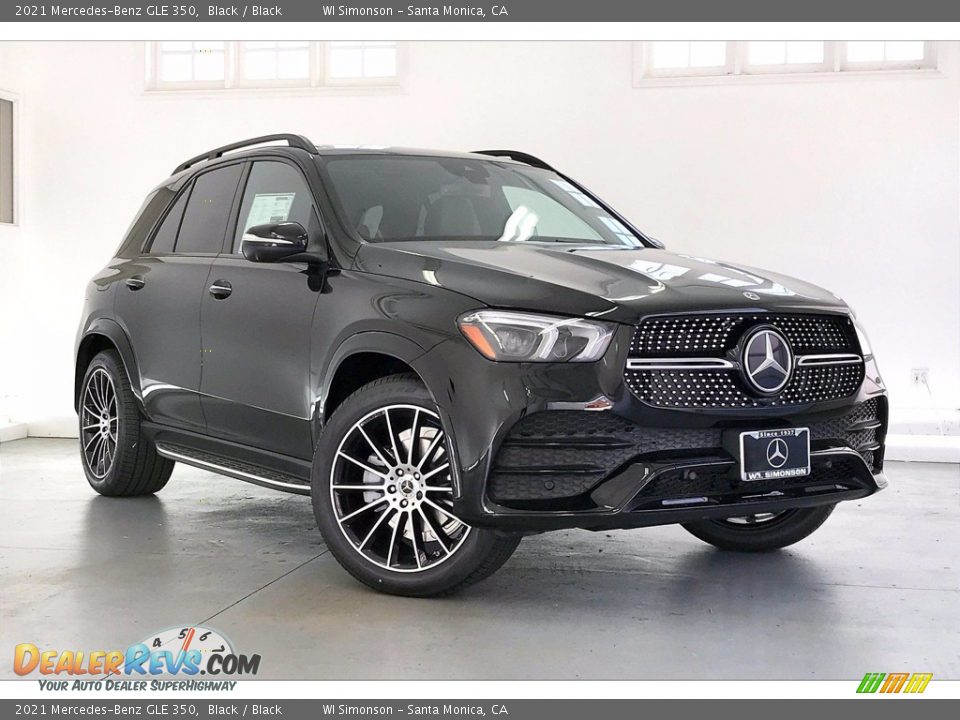 2021 Mercedes-Benz GLE 350 Black / Black Photo #12