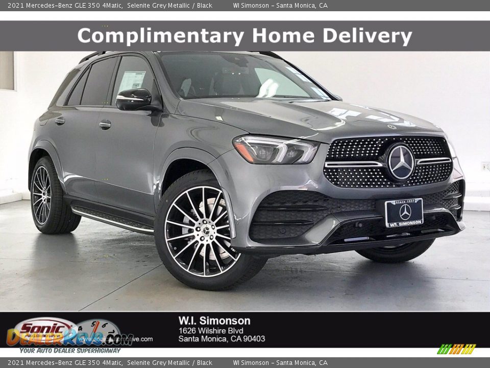 2021 Mercedes-Benz GLE 350 4Matic Selenite Grey Metallic / Black Photo #1