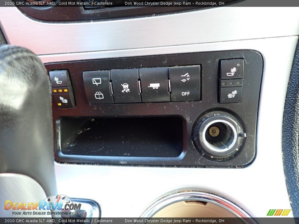 2010 GMC Acadia SLT AWD Gold Mist Metallic / Cashmere Photo #33
