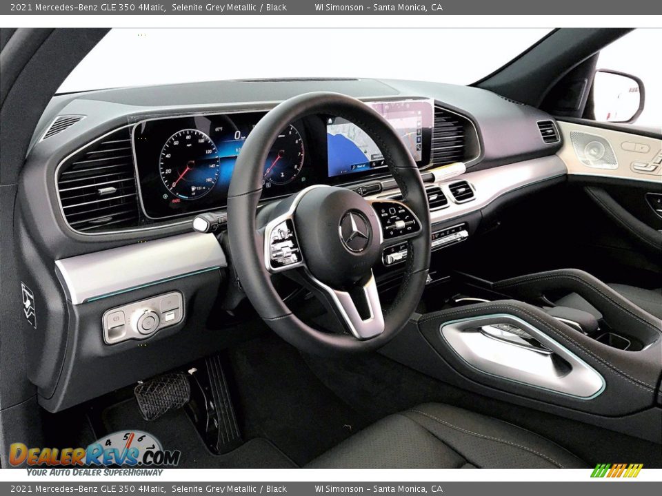 2021 Mercedes-Benz GLE 350 4Matic Selenite Grey Metallic / Black Photo #4
