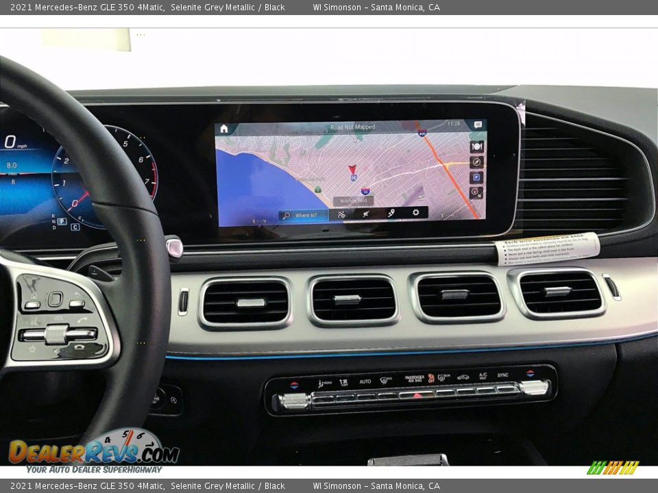 2021 Mercedes-Benz GLE 350 4Matic Selenite Grey Metallic / Black Photo #6