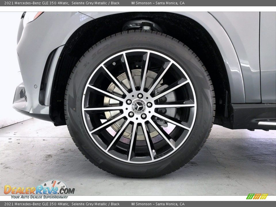 2021 Mercedes-Benz GLE 350 4Matic Selenite Grey Metallic / Black Photo #9