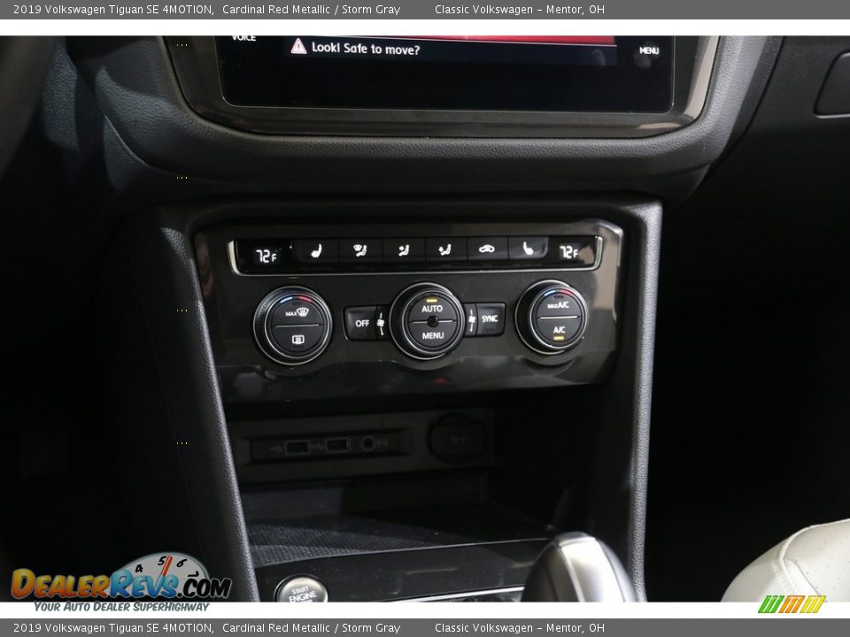 2019 Volkswagen Tiguan SE 4MOTION Cardinal Red Metallic / Storm Gray Photo #13