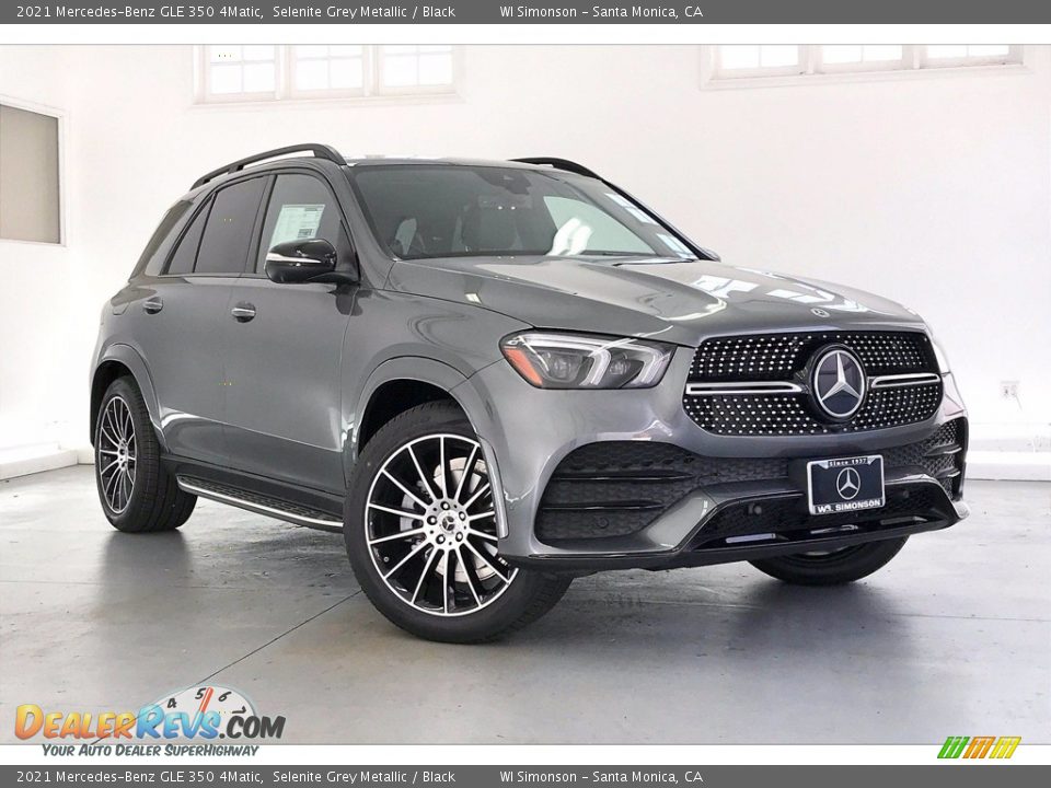 2021 Mercedes-Benz GLE 350 4Matic Selenite Grey Metallic / Black Photo #12