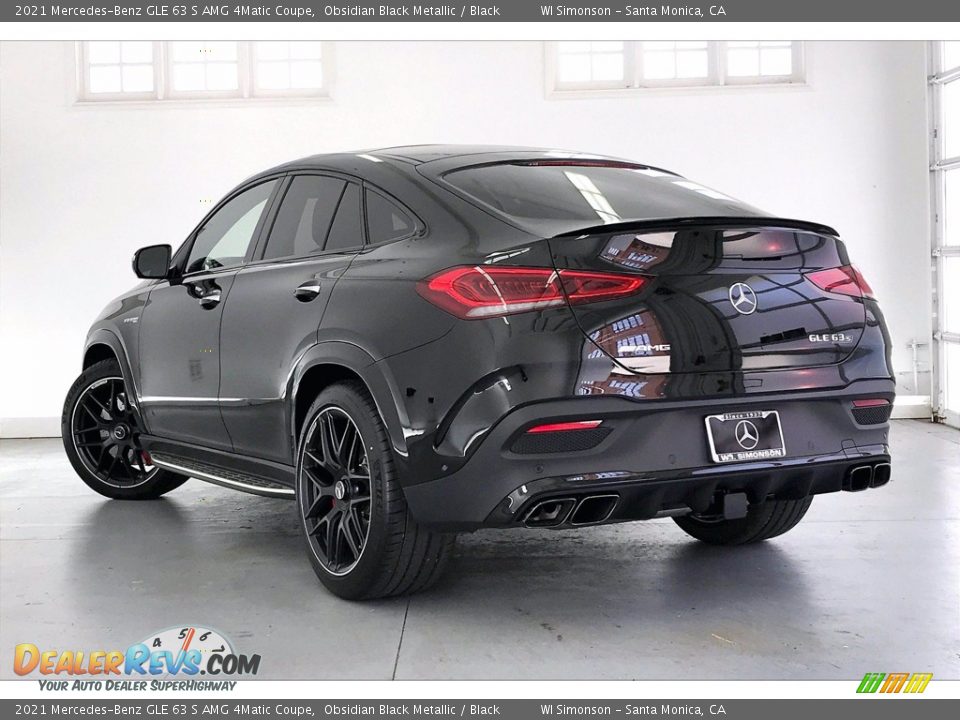 2021 Mercedes-Benz GLE 63 S AMG 4Matic Coupe Obsidian Black Metallic / Black Photo #2