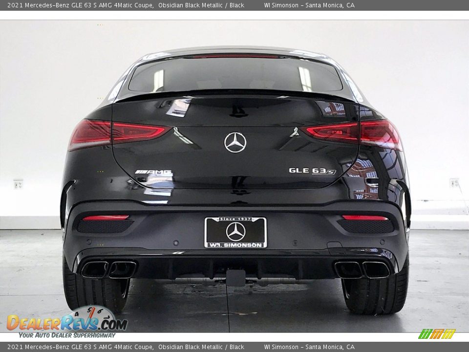 2021 Mercedes-Benz GLE 63 S AMG 4Matic Coupe Obsidian Black Metallic / Black Photo #3