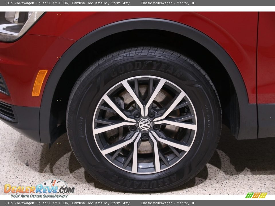2019 Volkswagen Tiguan SE 4MOTION Cardinal Red Metallic / Storm Gray Photo #20