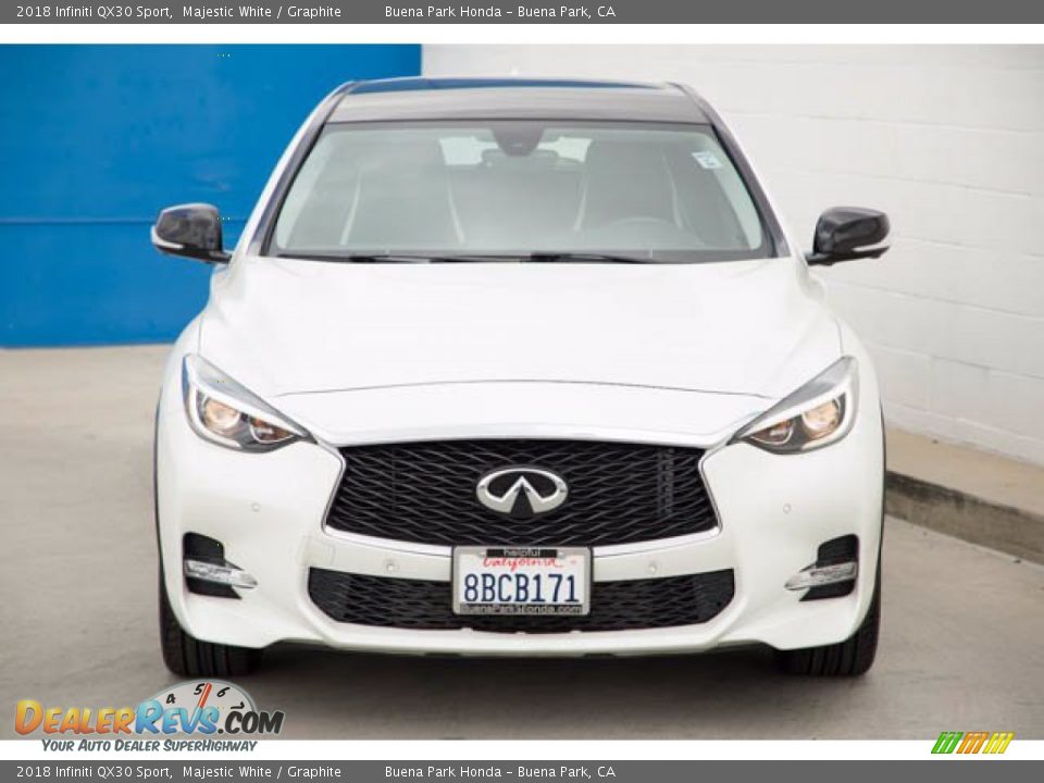 2018 Infiniti QX30 Sport Majestic White / Graphite Photo #7