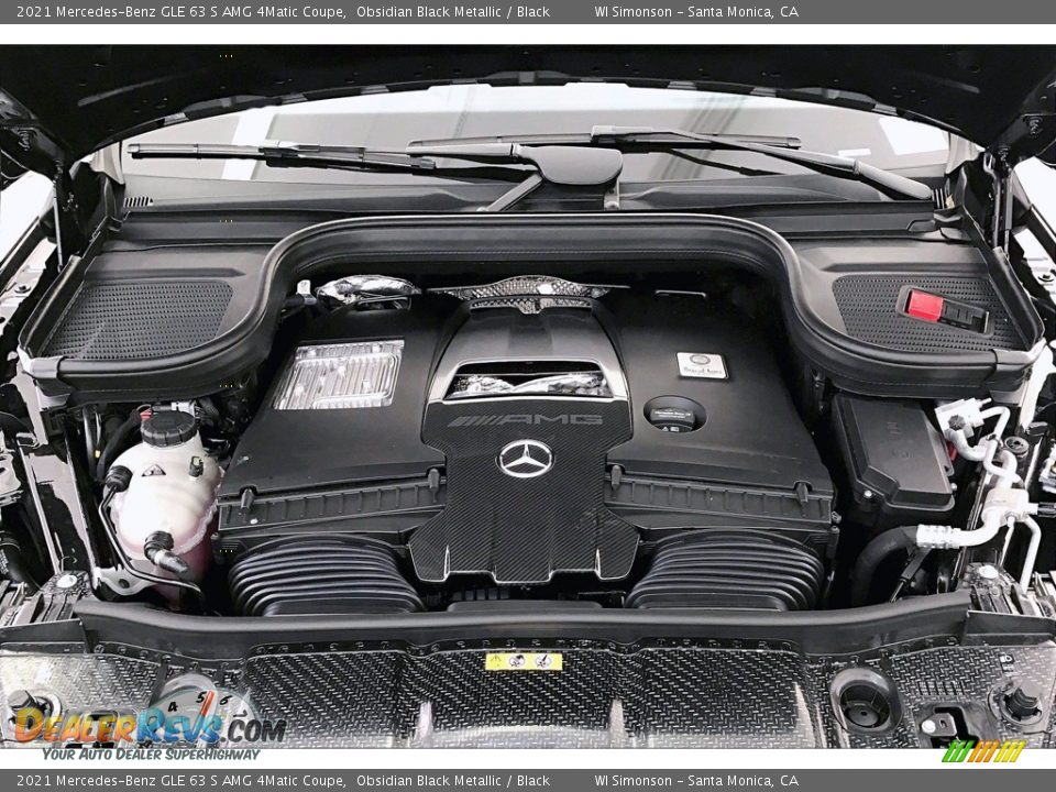2021 Mercedes-Benz GLE 63 S AMG 4Matic Coupe Obsidian Black Metallic / Black Photo #8