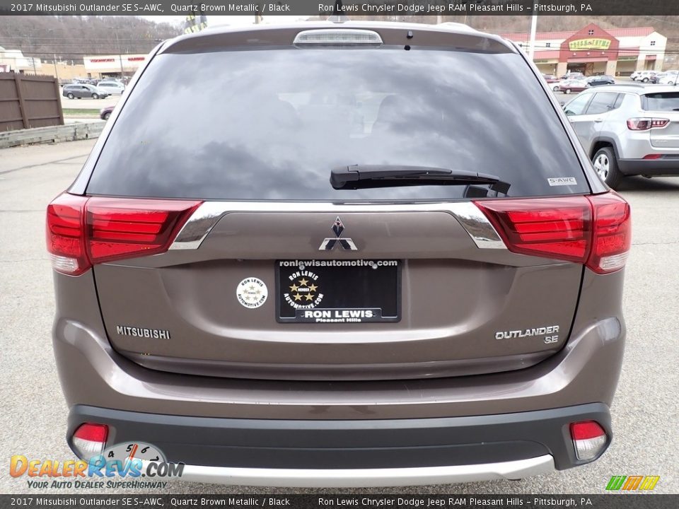 2017 Mitsubishi Outlander SE S-AWC Quartz Brown Metallic / Black Photo #4