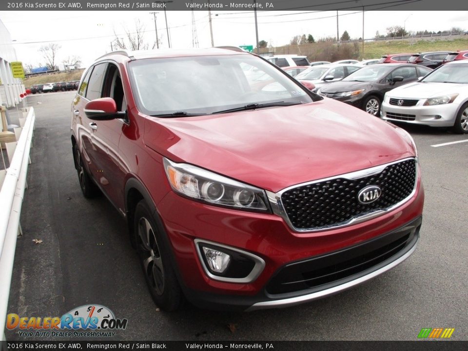 2016 Kia Sorento EX AWD Remington Red / Satin Black Photo #6