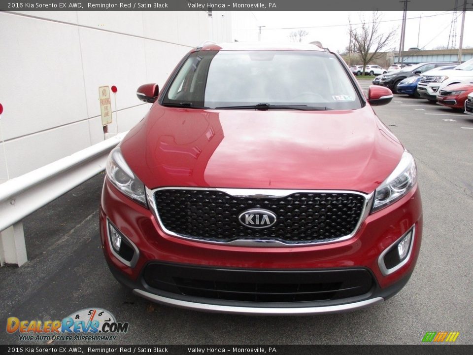 2016 Kia Sorento EX AWD Remington Red / Satin Black Photo #7