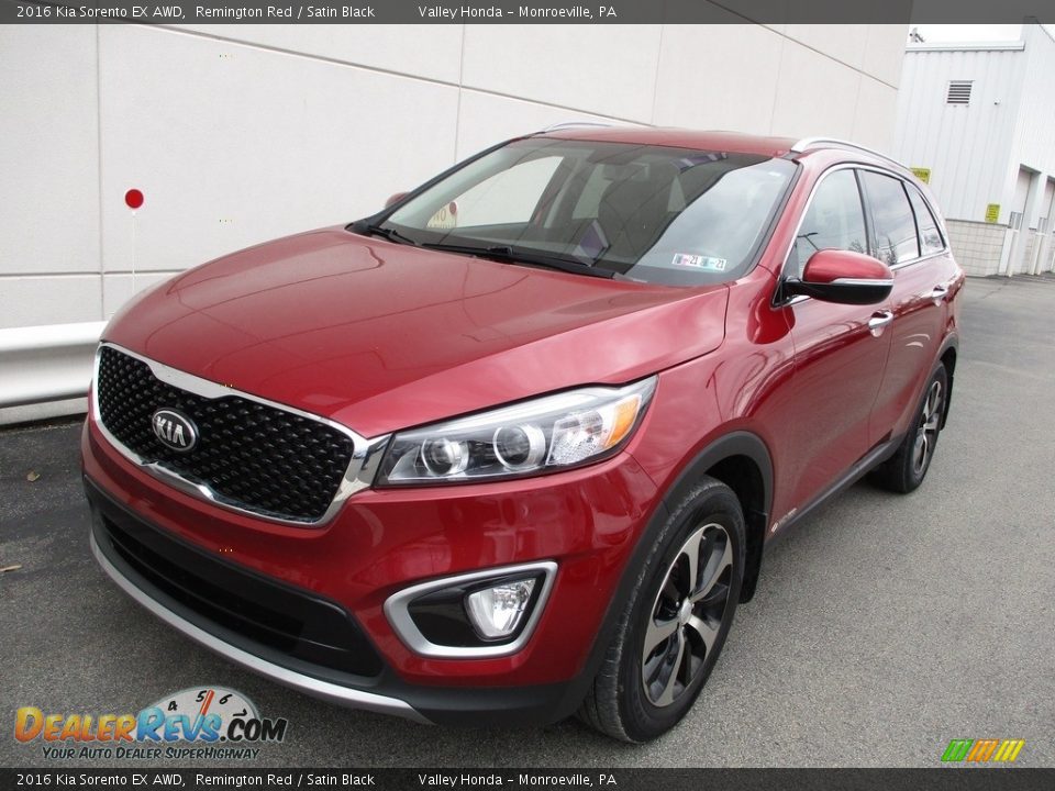 2016 Kia Sorento EX AWD Remington Red / Satin Black Photo #8