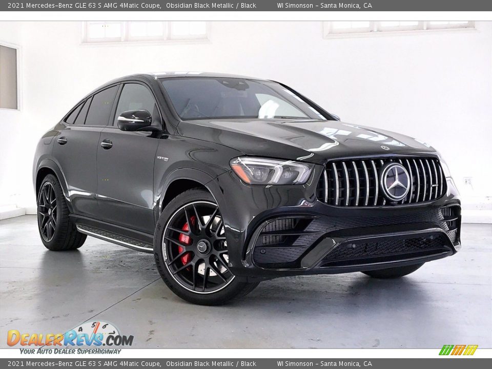 2021 Mercedes-Benz GLE 63 S AMG 4Matic Coupe Obsidian Black Metallic / Black Photo #12