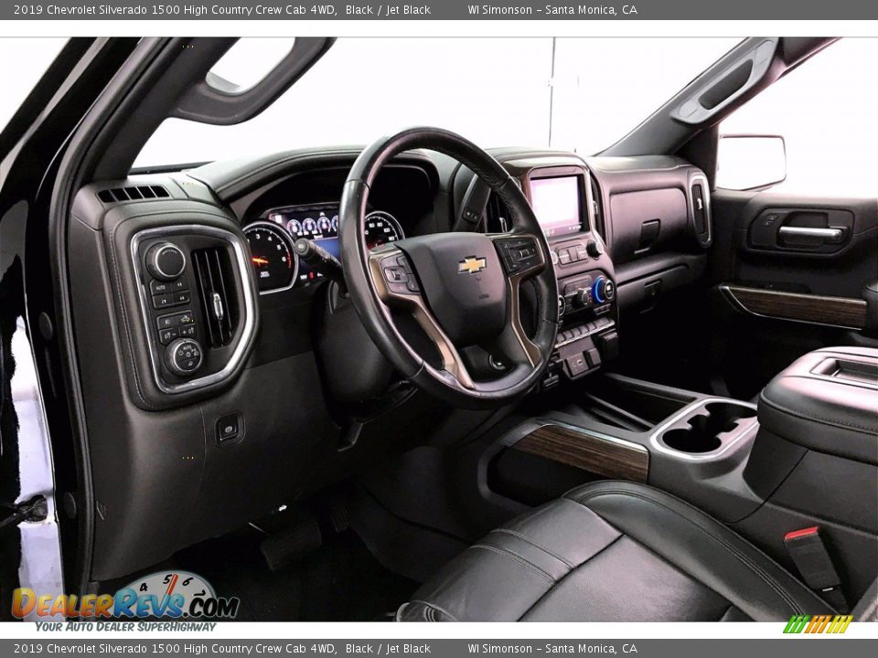 2019 Chevrolet Silverado 1500 High Country Crew Cab 4WD Black / Jet Black Photo #14