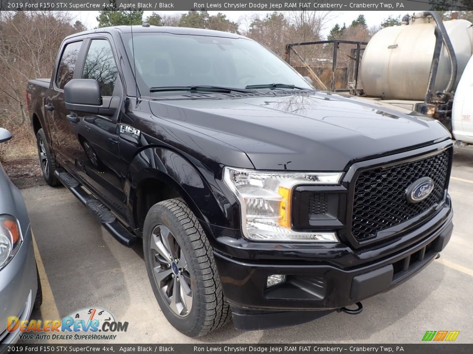 2019 Ford F150 STX SuperCrew 4x4 Agate Black / Black Photo #2