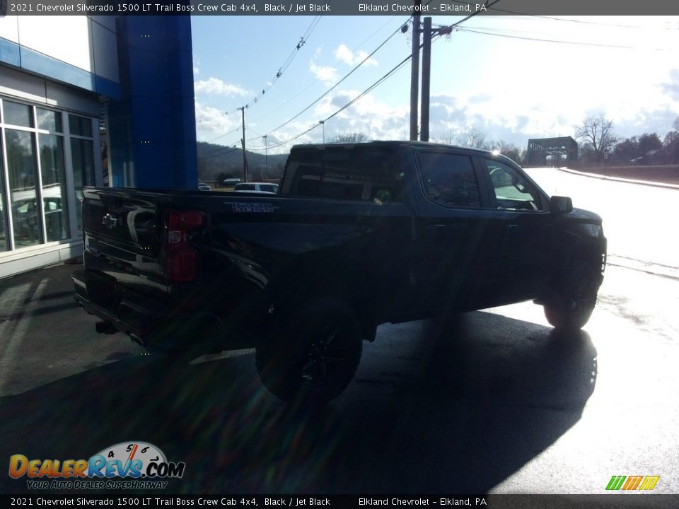 2021 Chevrolet Silverado 1500 LT Trail Boss Crew Cab 4x4 Black / Jet Black Photo #3