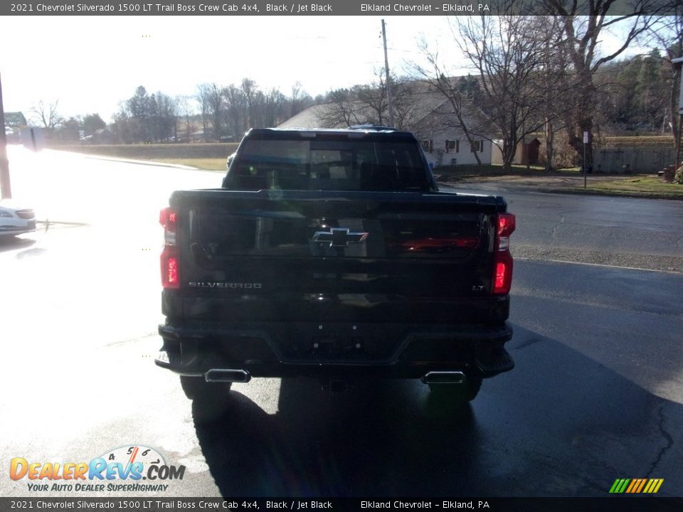 2021 Chevrolet Silverado 1500 LT Trail Boss Crew Cab 4x4 Black / Jet Black Photo #4