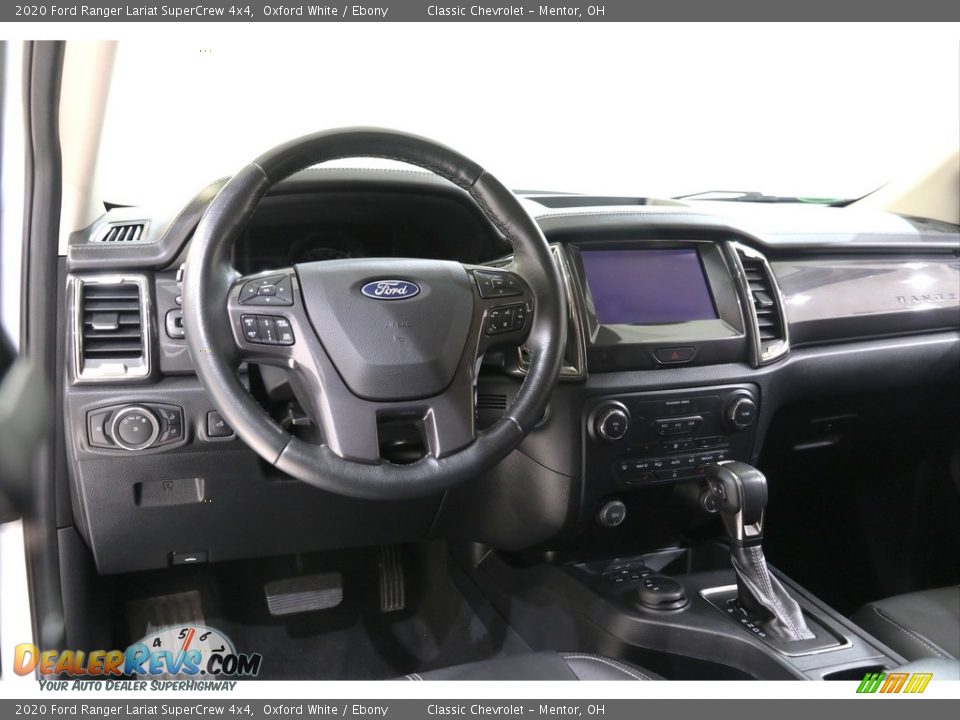 Dashboard of 2020 Ford Ranger Lariat SuperCrew 4x4 Photo #6
