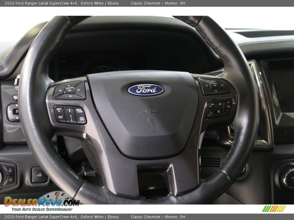 2020 Ford Ranger Lariat SuperCrew 4x4 Steering Wheel Photo #7