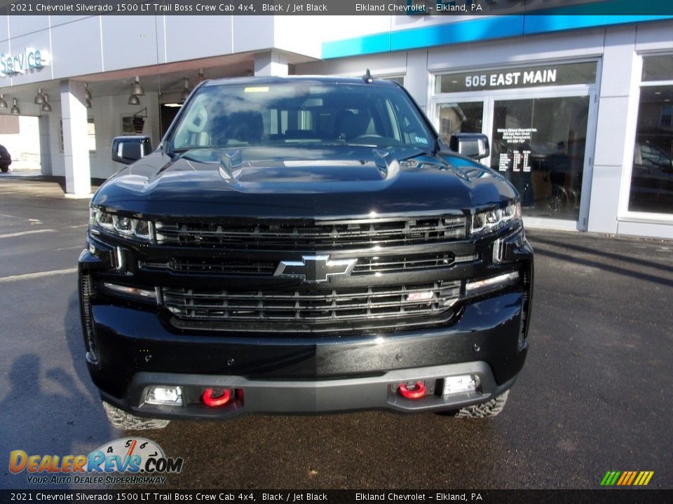 2021 Chevrolet Silverado 1500 LT Trail Boss Crew Cab 4x4 Black / Jet Black Photo #7