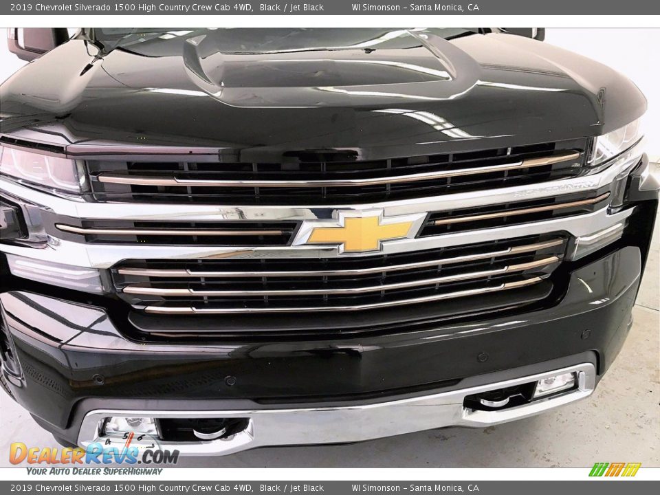 2019 Chevrolet Silverado 1500 High Country Crew Cab 4WD Black / Jet Black Photo #30