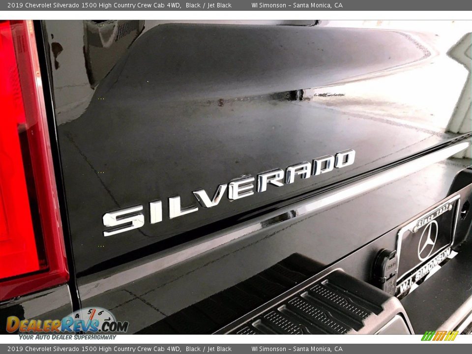 2019 Chevrolet Silverado 1500 High Country Crew Cab 4WD Black / Jet Black Photo #31