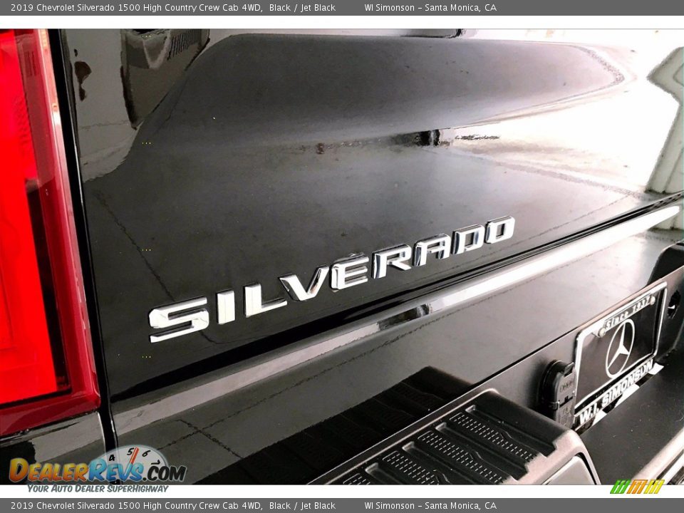 2019 Chevrolet Silverado 1500 High Country Crew Cab 4WD Black / Jet Black Photo #31