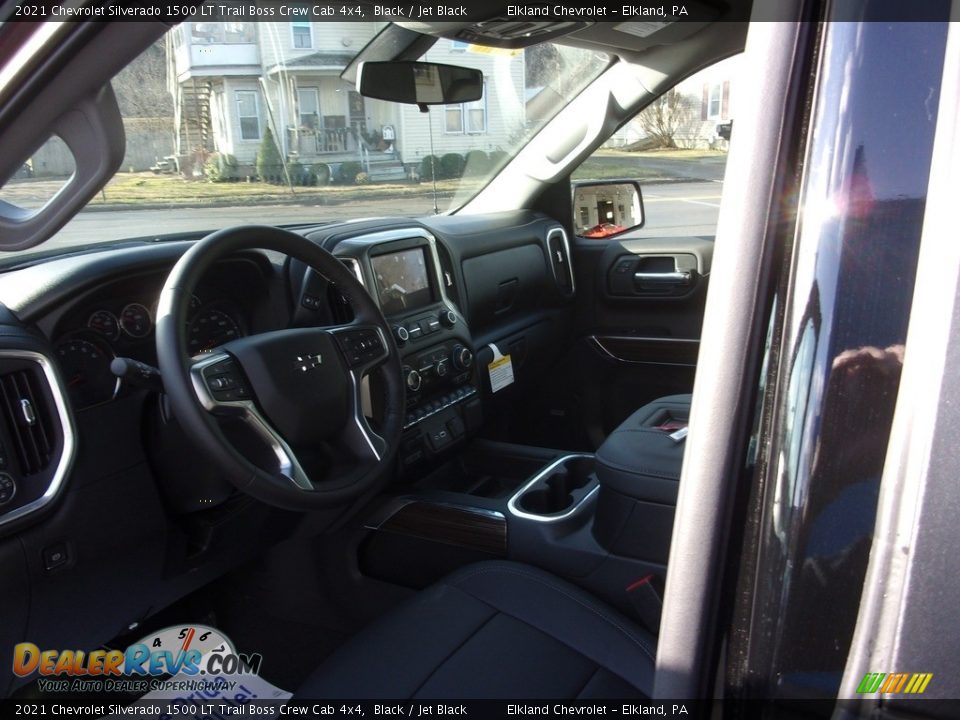 2021 Chevrolet Silverado 1500 LT Trail Boss Crew Cab 4x4 Black / Jet Black Photo #15