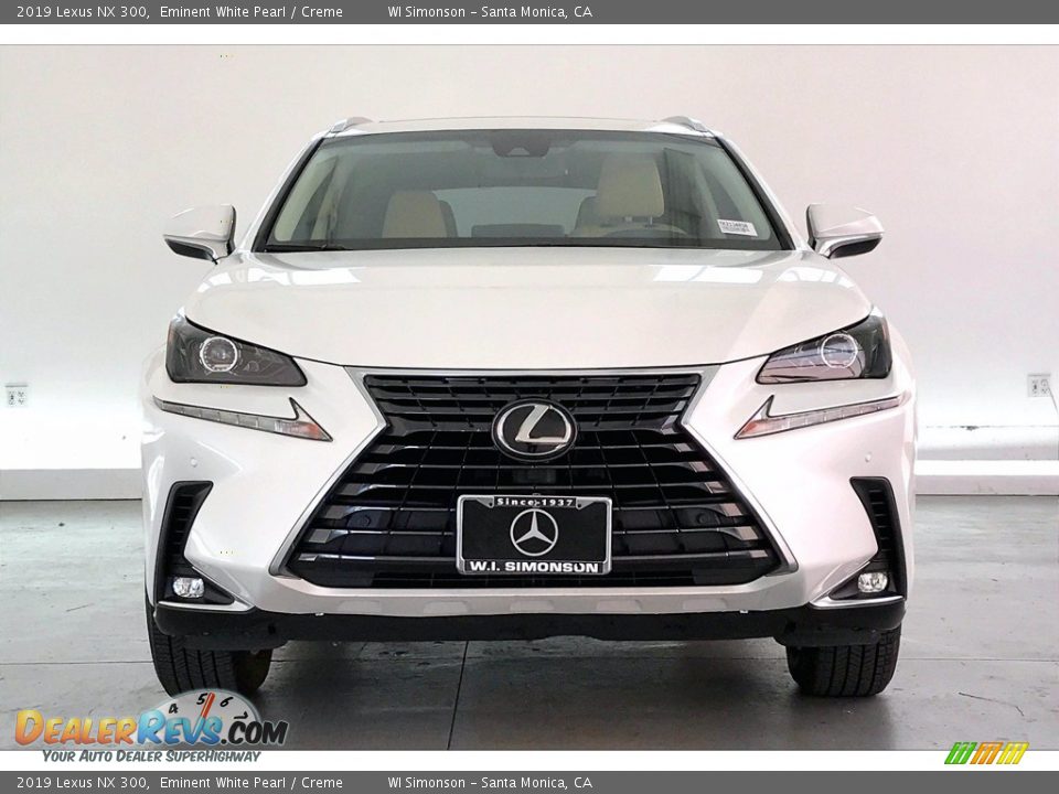 2019 Lexus NX 300 Eminent White Pearl / Creme Photo #2