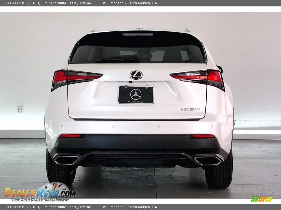 2019 Lexus NX 300 Eminent White Pearl / Creme Photo #3