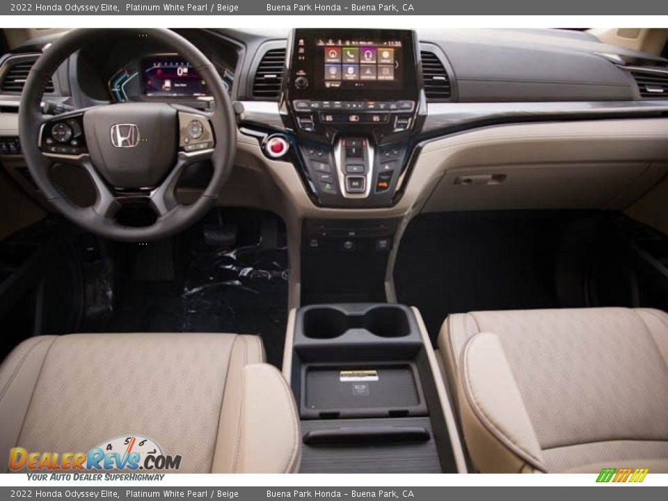 Beige Interior - 2022 Honda Odyssey Elite Photo #15