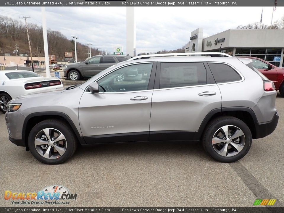 2021 Jeep Cherokee Limited 4x4 Billet Silver Metallic / Black Photo #2