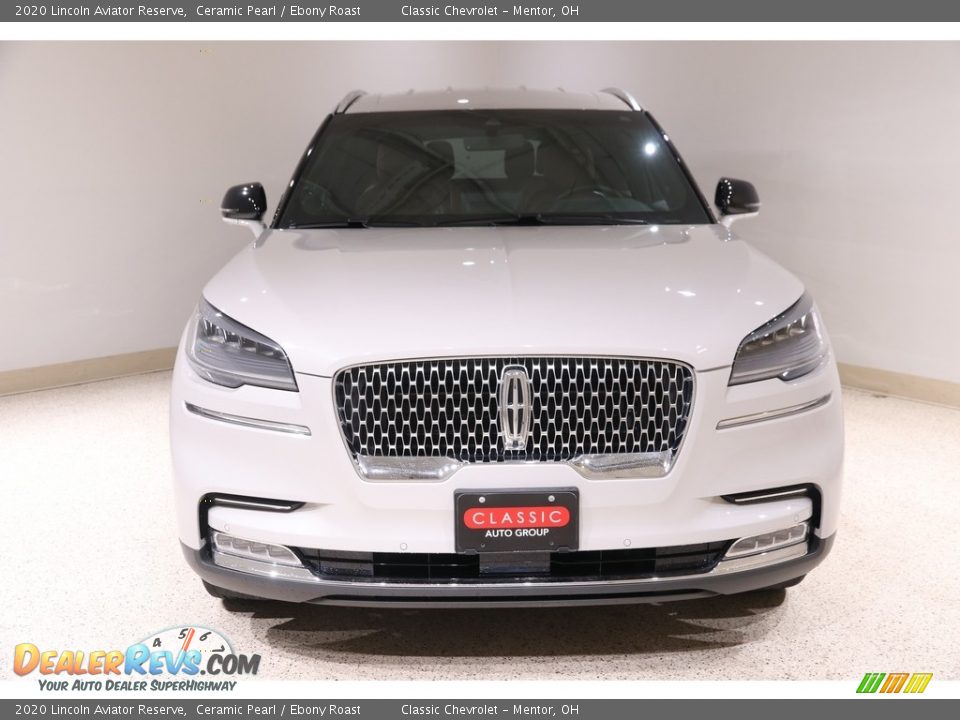 2020 Lincoln Aviator Reserve Ceramic Pearl / Ebony Roast Photo #2