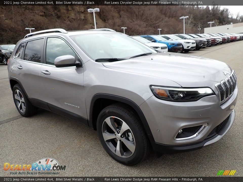 2021 Jeep Cherokee Limited 4x4 Billet Silver Metallic / Black Photo #8