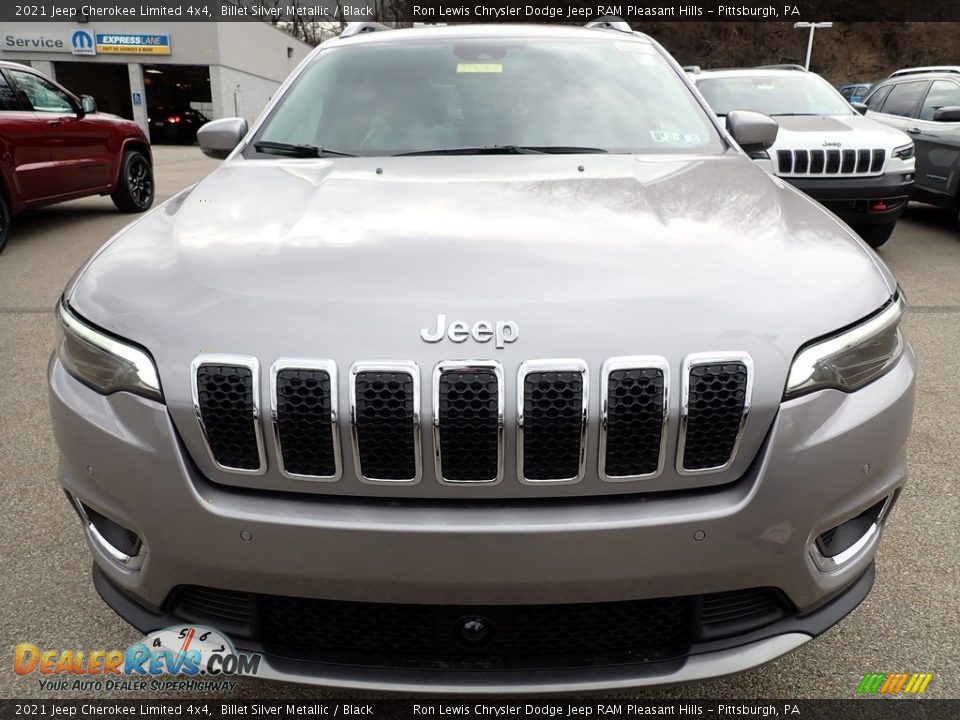 2021 Jeep Cherokee Limited 4x4 Billet Silver Metallic / Black Photo #9
