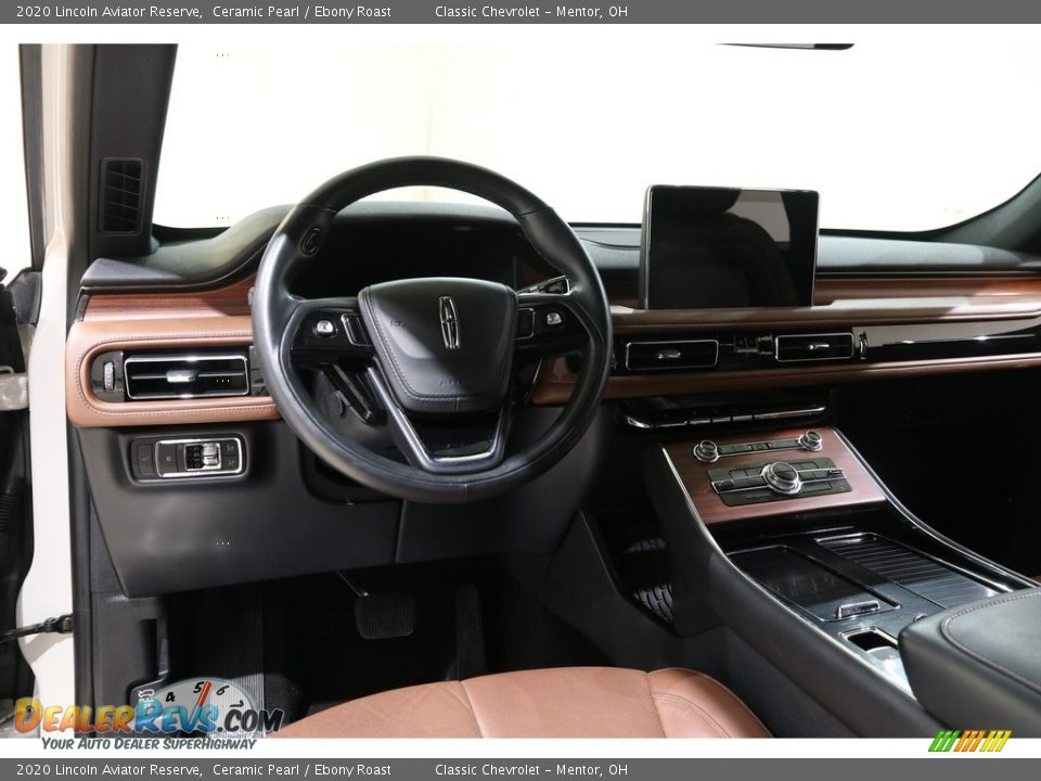 2020 Lincoln Aviator Reserve Ceramic Pearl / Ebony Roast Photo #7