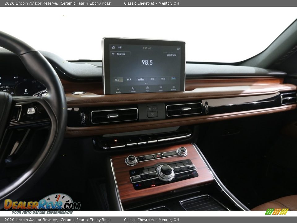 2020 Lincoln Aviator Reserve Ceramic Pearl / Ebony Roast Photo #10