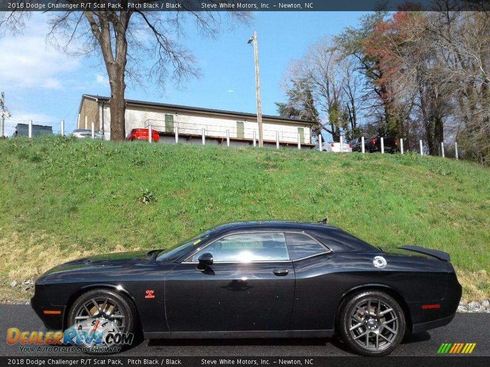 2018 Dodge Challenger R/T Scat Pack Pitch Black / Black Photo #1