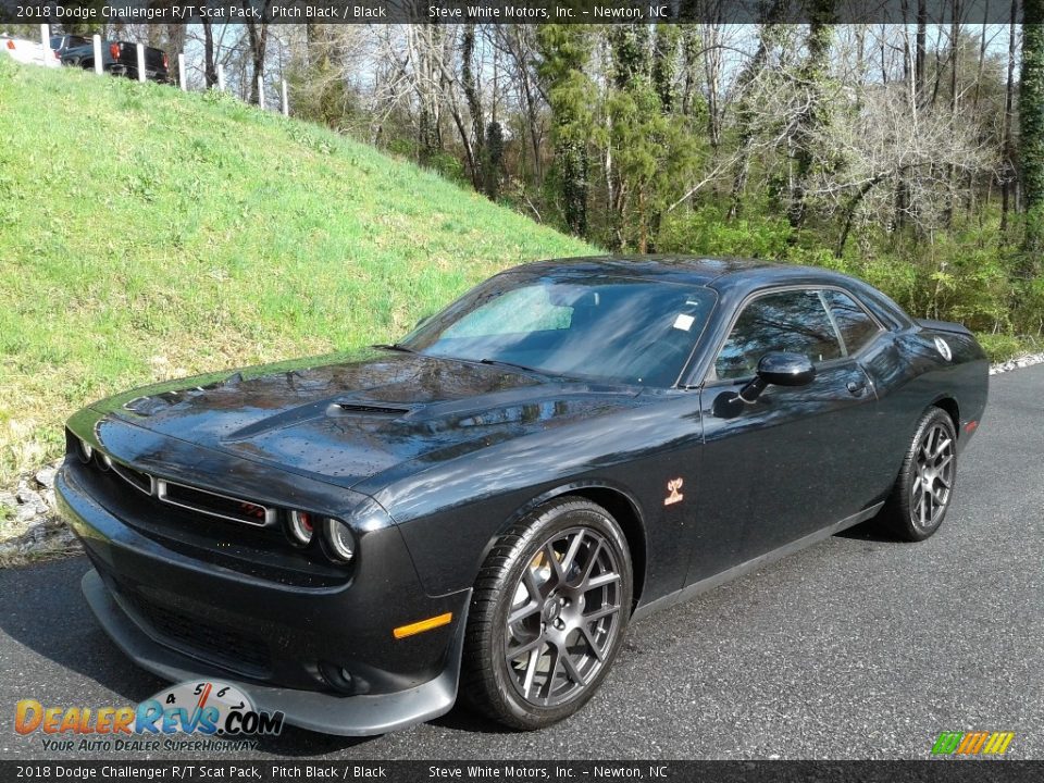 2018 Dodge Challenger R/T Scat Pack Pitch Black / Black Photo #2