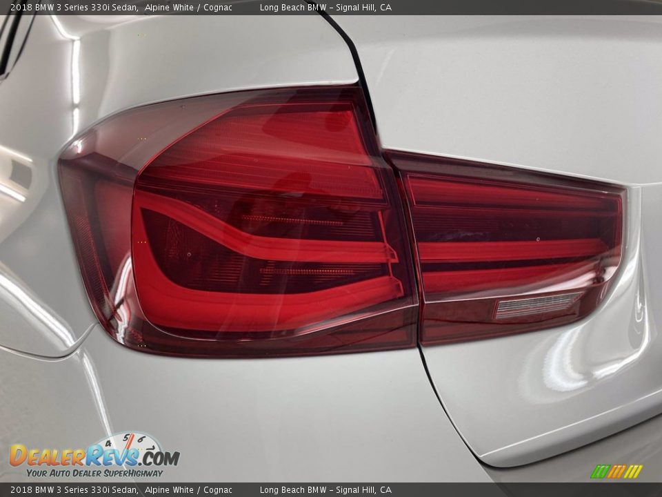 2018 BMW 3 Series 330i Sedan Alpine White / Cognac Photo #9
