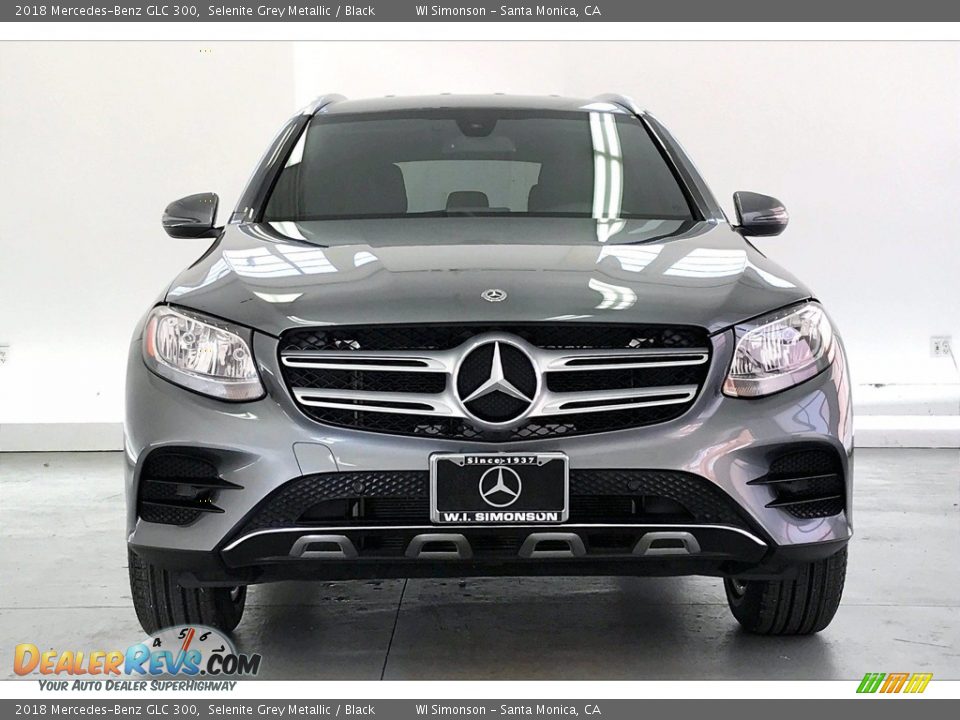 2018 Mercedes-Benz GLC 300 Selenite Grey Metallic / Black Photo #2